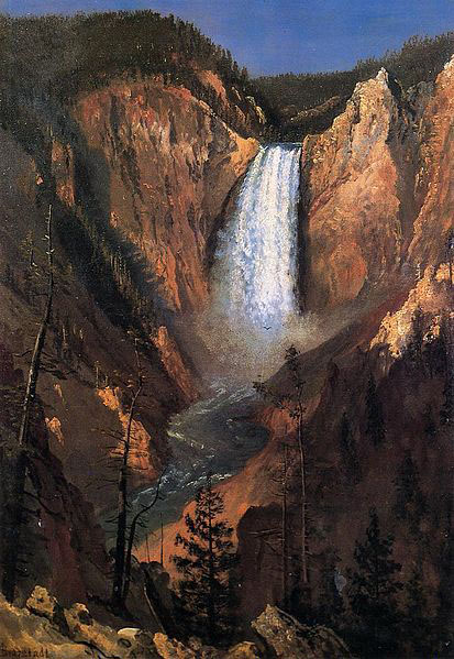 Albert Bierstadt Yellowstone Falls